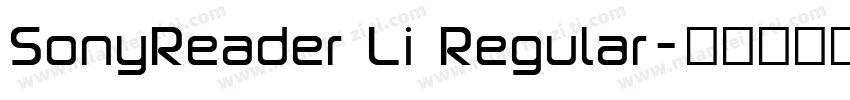 SonyReader Li Regular字体转换